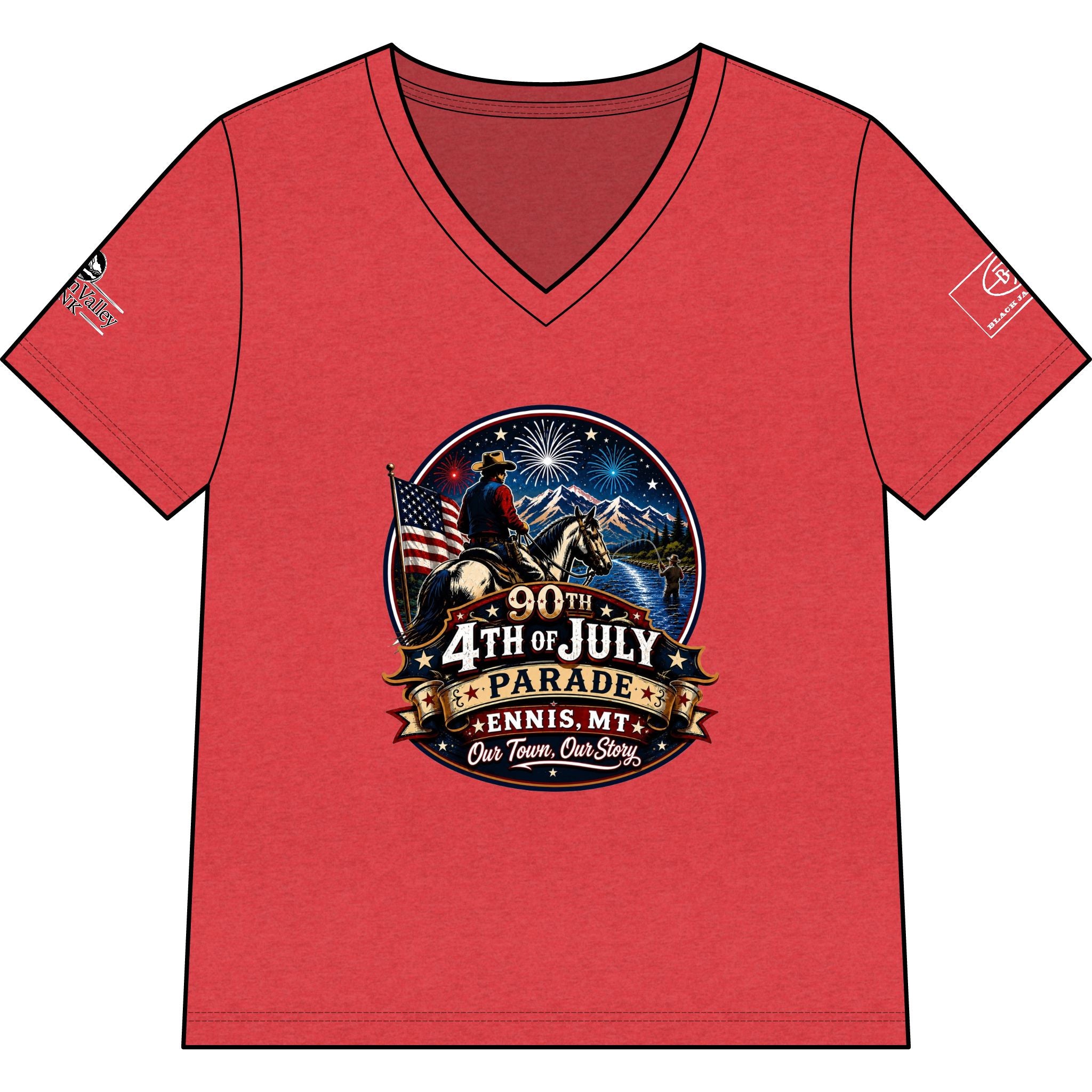 Women’s Relaxed Heather V-Neck Tee